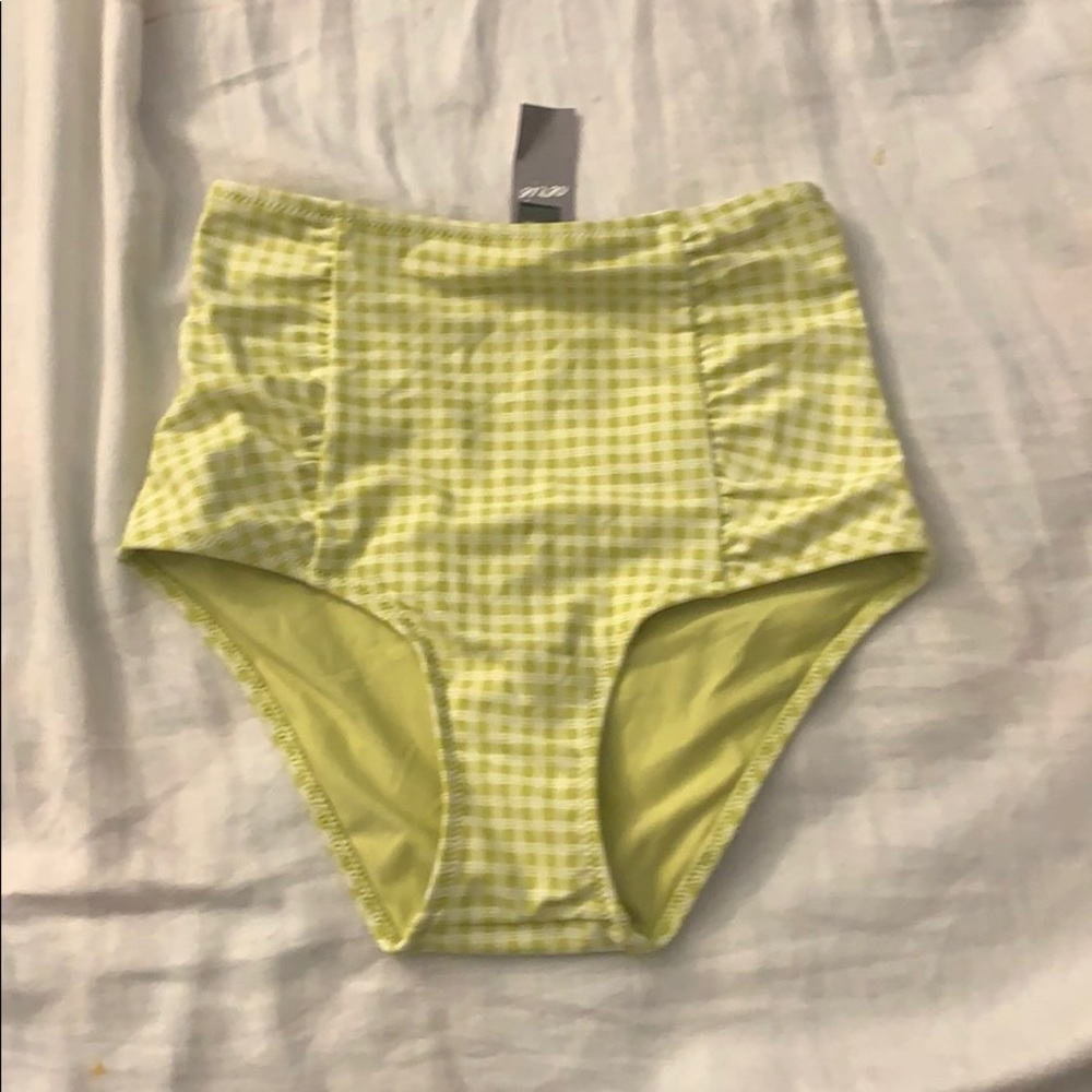 Aerie yellow bikini set bottom size xs top size s